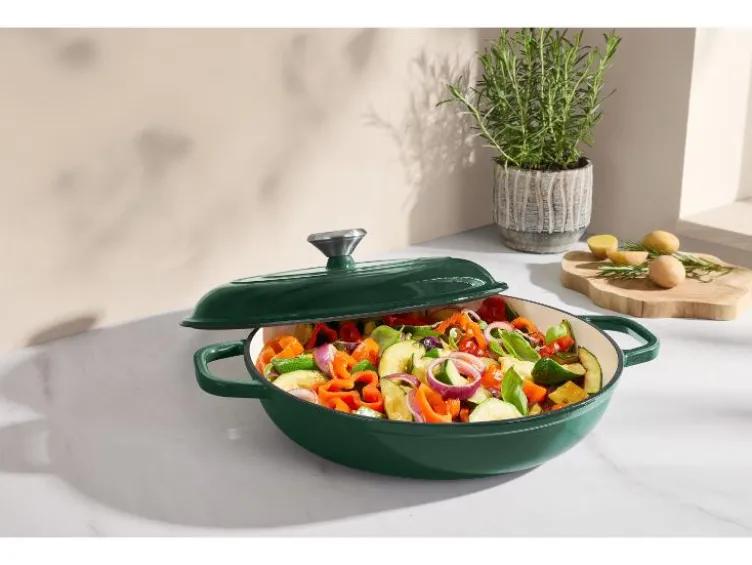Premium-Gusseisenservierpfanne, Ø 30 cm
