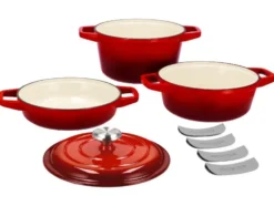 Premium-Gusseisentopf-Set, Ø 23 cm (1,9 l / 2,9 l / 4,2 l)