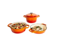 Premium-Gusseisentopf-Set, Ø 23 cm (1,9 l / 2,9 l / 4,2 l)