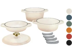 Premium-Gusseisentopf-Set, Ø 23 cm (1,9 l / 2,9 l / 4,2 l)
