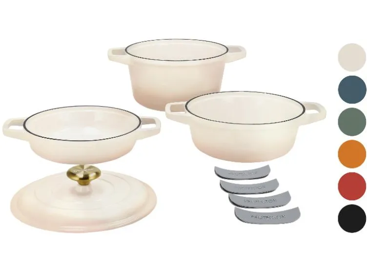 Premium-Gusseisentopf-Set, Ø 23 cm (1,9 l / 2,9 l / 4,2 l)