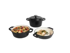 Premium-Gusseisentopf-Set, Ø 23 cm (1,9 l / 2,9 l / 4,2 l)
