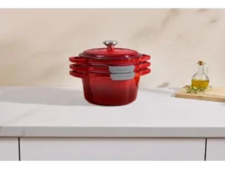 Premium-Gusseisentopf-Set, Ø 23 cm (1,9 l / 2,9 l / 4,2 l)
