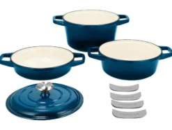 Premium-Gusseisentopf-Set, Ø 23 cm (1,9 l / 2,9 l / 4,2 l)