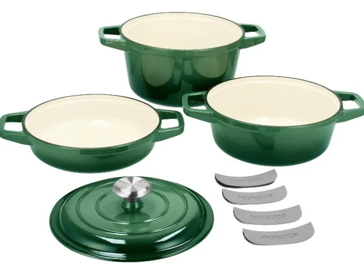 Premium-Gusseisentopf-Set, Ø 23 cm (1,9 l / 2,9 l / 4,2 l)