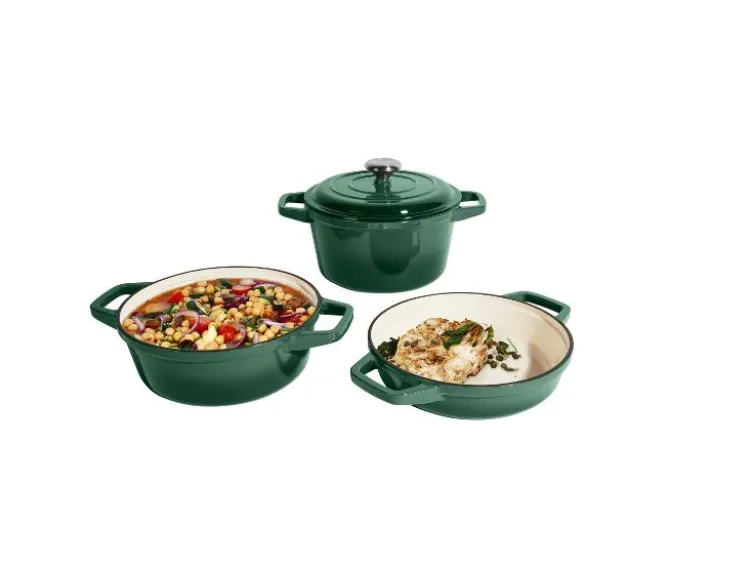 Premium-Gusseisentopf-Set, Ø 23 cm (1,9 l / 2,9 l / 4,2 l)
