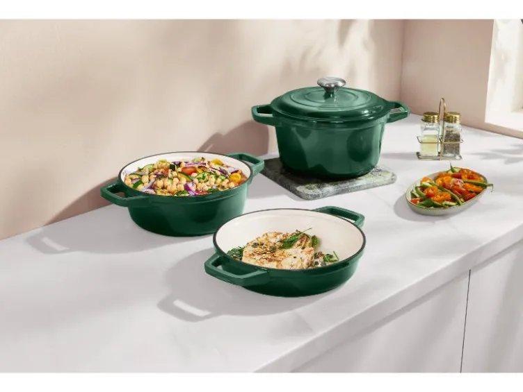 Premium-Gusseisentopf-Set, Ø 23 cm (1,9 l / 2,9 l / 4,2 l)