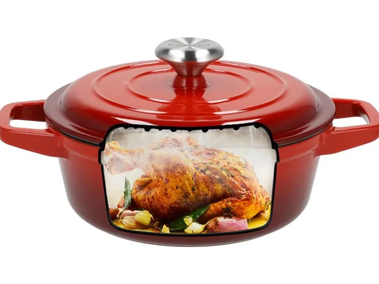 Premium-Gusseisentopf-Set, Ø 23 cm (1,9 l / 2,9 l / 4,2 l)