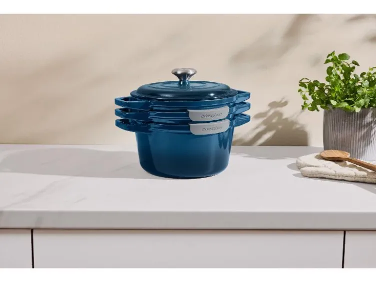 Premium-Gusseisentopf-Set, Ø 23 cm (1,9 l / 2,9 l / 4,2 l)