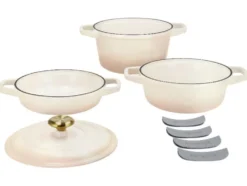 Premium-Gusseisentopf-Set, Ø 23 cm (1,9 l / 2,9 l / 4,2 l)