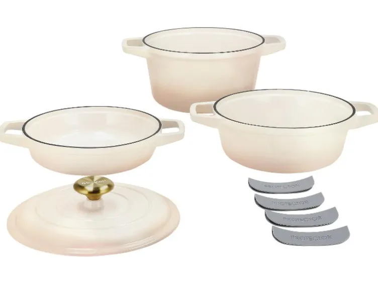 Premium-Gusseisentopf-Set, Ø 23 cm (1,9 l / 2,9 l / 4,2 l)