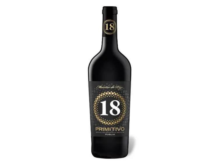 18 Primitivo IGP Puglia trocken, Rotwein 2025