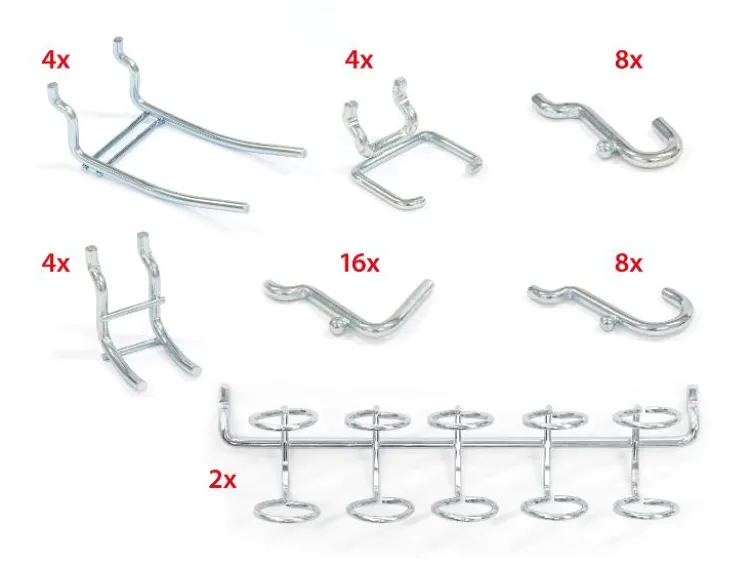 ProLine Lochwand-Set 49 tlg., B 183 X T 1,3 X H 61cm
