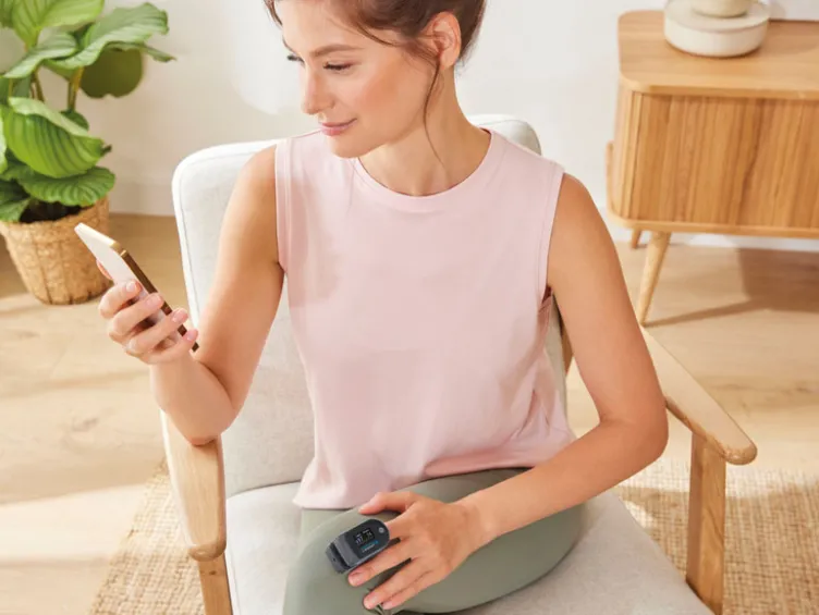 Pulsoximeter »SPO 55«, mit HealthForYou- App