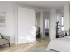 Quadra Schwebetürenschrank mit Spiegelelementen