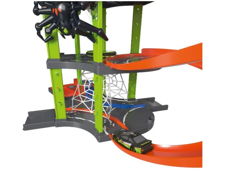 Racers Parkhaus, Flucht vor der Spinne, 15-teilig