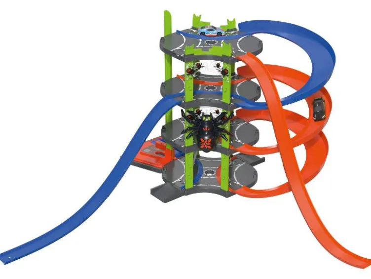 Racers Parkhaus, Flucht vor der Spinne, 15-teilig