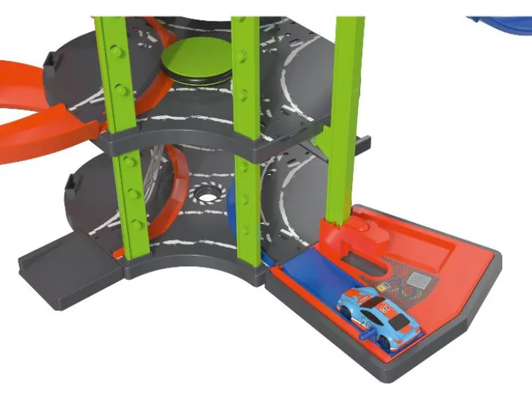 Racers Parkhaus, Flucht vor der Spinne, 15-teilig
