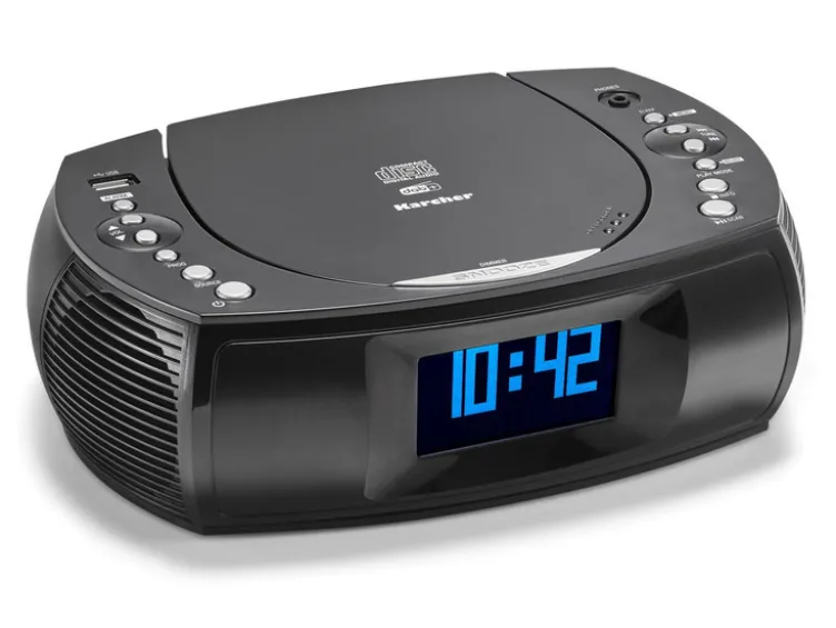 Radiowecker »UR 1309D« mit Dual-Alarm, MP3 / CD Player, DAB+ Radio und USB-Charger