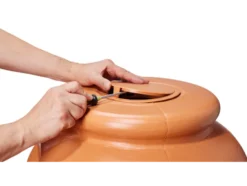 4rain Regentonne »Amphora«, mit 330 oder 500 Liter Volumen, inklusive Regensammler