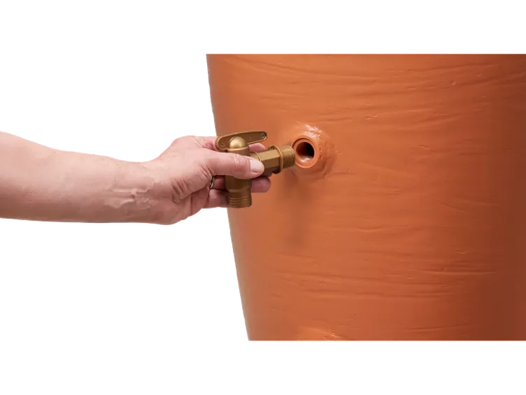 4rain Regentonne »Amphora«, mit 330 oder 500 Liter Volumen, inklusive Regensammler