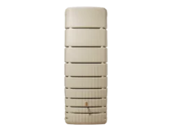 4rain Regentonne »SLIM«, 650 Liter Volumen, inklusive Auslaufhahn und Windsicherung