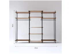 Regalsystem »DECO«, mit 2 Kleiderschränken