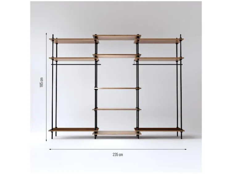Regalsystem »DECO«, mit 2 Kleiderschränken