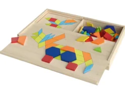 Regenbogen-Stapelwürfel / Regenbogen-Legespiel / Regenbogen-Stecktürme / Mosaik-Spiel