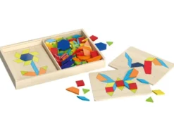 Regenbogen-Stapelwürfel / Regenbogen-Legespiel / Regenbogen-Stecktürme / Mosaik-Spiel
