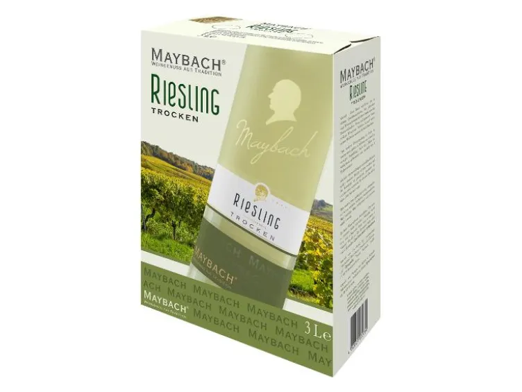 Riesling QbA 3-l-Bag-in-Box trocken, Weißwein 2025