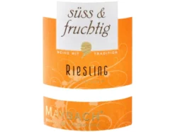 Riesling süss & fruchtig Pfalz QbA süß, Weißwein 2024
