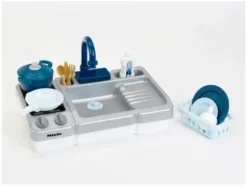 Rollenspielzeug Miele Kinderspüle mit Wasserfunktion und Kochfeld
