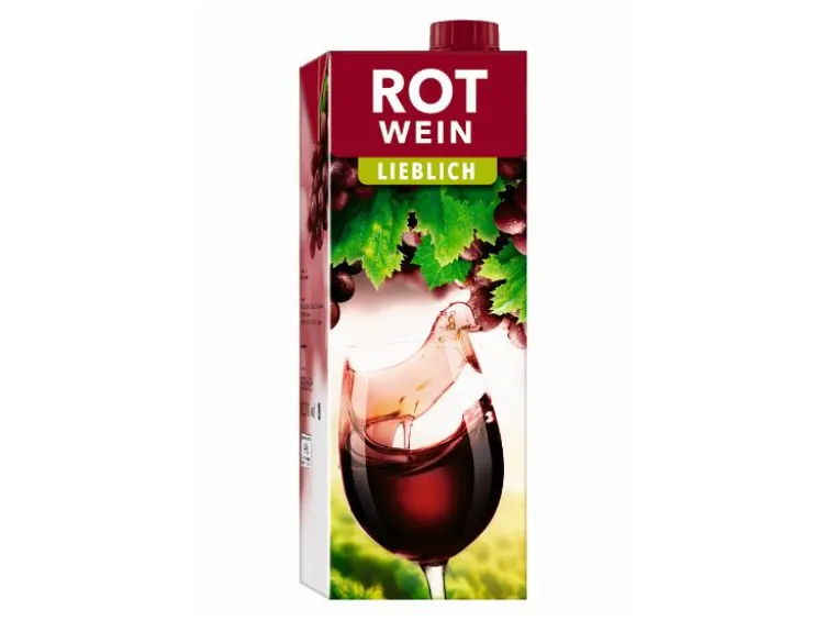 Rotwein lieblich, 1,5-l-Packung, Rotwein