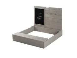 Sandkasten mit Deckel, Tafel und Haken