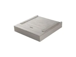 Sandkasten mit Deckel, Tafel und Haken
