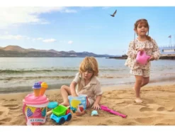 Sandspielzeug mit Eimer / Lastwagen / Gießkanne / Eiscreme