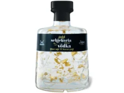 Schickeria Vodkalikör mit Goldstückchen 40% Vol