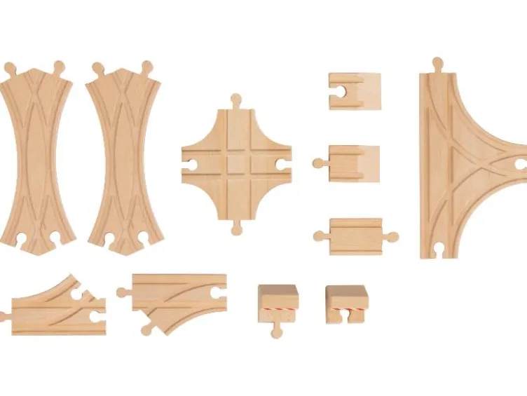 Schienen-Set, 16-teilig / Weichen-Set, 11-teilig