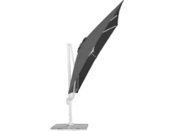 Schneider Ampelschirm »RHODOS TWIST BIANCO«, 300 x 300 cm, mit Plattenständer, imprägniert