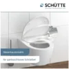 Schütte WC-Sitz High Gloss mit Absenkautomatik und Schnellverschluss