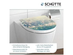 Schütte WC-Sitz High Gloss mit Absenkautomatik und Schnellverschluss