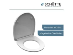 Schütte WC-Sitz High Gloss mit Absenkautomatik und Schnellverschluss