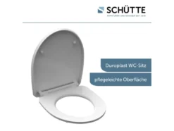 Schütte WC-Sitz High Gloss mit Absenkautomatik und Schnellverschluss