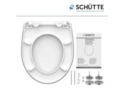 Schütte WC-Sitz High Gloss mit Absenkautomatik und Schnellverschluss