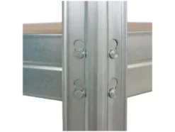 Schwerlast Eckregal RIVET 180x90x45x64,5 cm