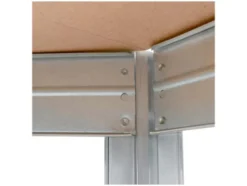 Schwerlast Eckregal RIVET 180x90x45x64,5 cm