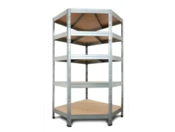 Schwerlast Eckregal RIVET 180x90x45x64,5 cm