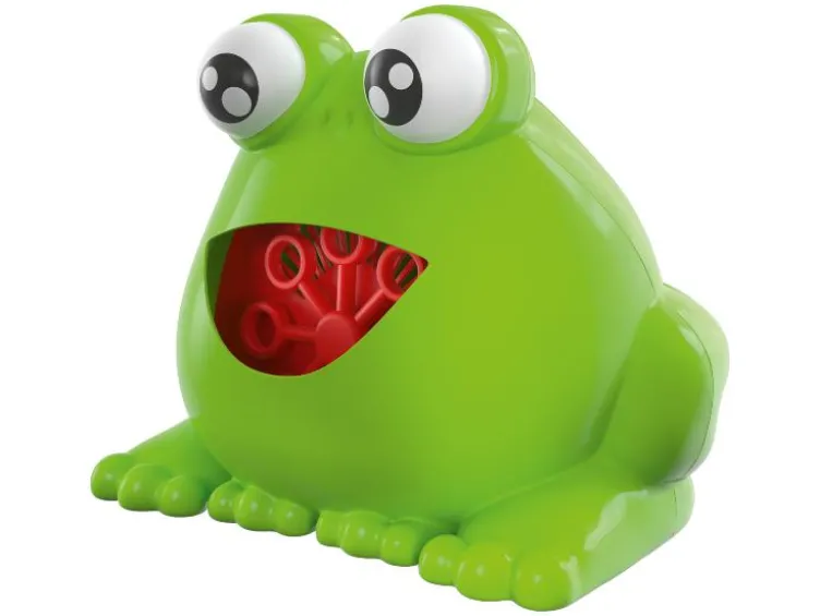 Seifenblasenmaschine Frosch / Delfin / Rasenmäher