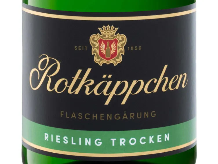 Sekt Flaschengärung Riesling trocken, Schaumwein